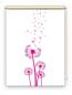 Preview: Rollo Dandelions magenta , Rollo, Motivrollo, Rollo mit Druck, Fotorollo, bedrucktes Rollo, Fensterrollo,verdunkelndes Rollo, Sonnenschutz Rollo